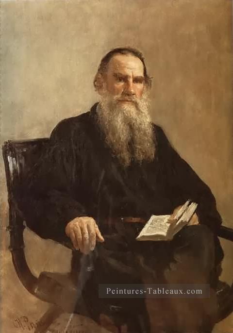 Léon Tolstoï russe réalisme Ilya Repin Peintures à l'huile